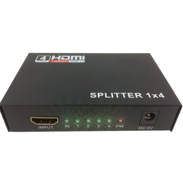 FTT14-002 3D FHD HDMI Splitter 1 είσοδος/4 έξοδοι - second view